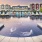 a pool with chairs at dusk